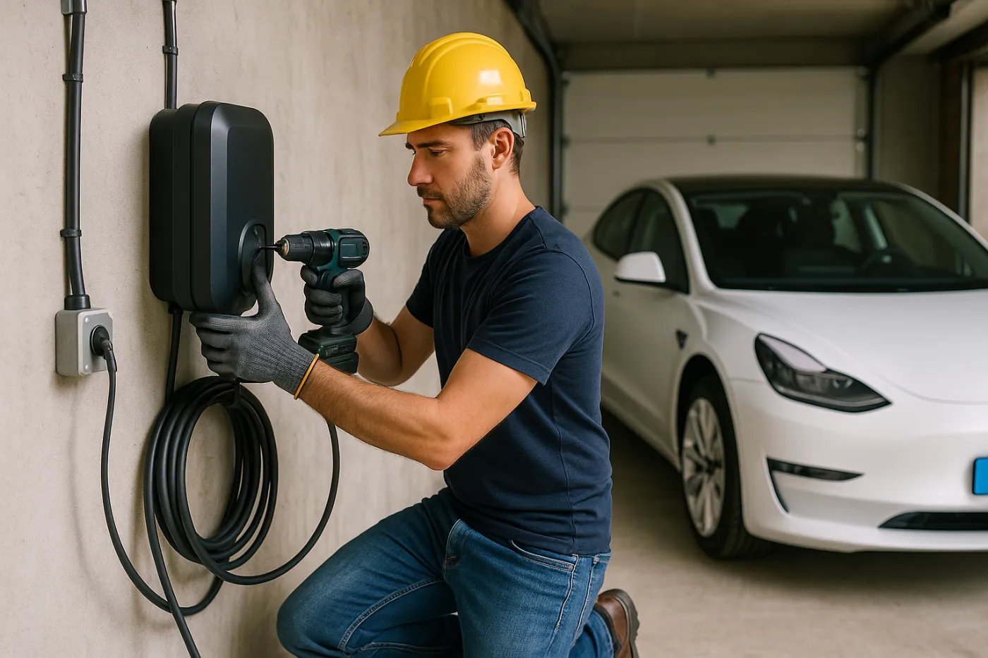 Installer une borne de recharge pour votre voiture électrique