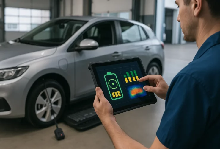 Voiture électrique d’occasion : comment vérifier l’état de la batterie et son SOH ?