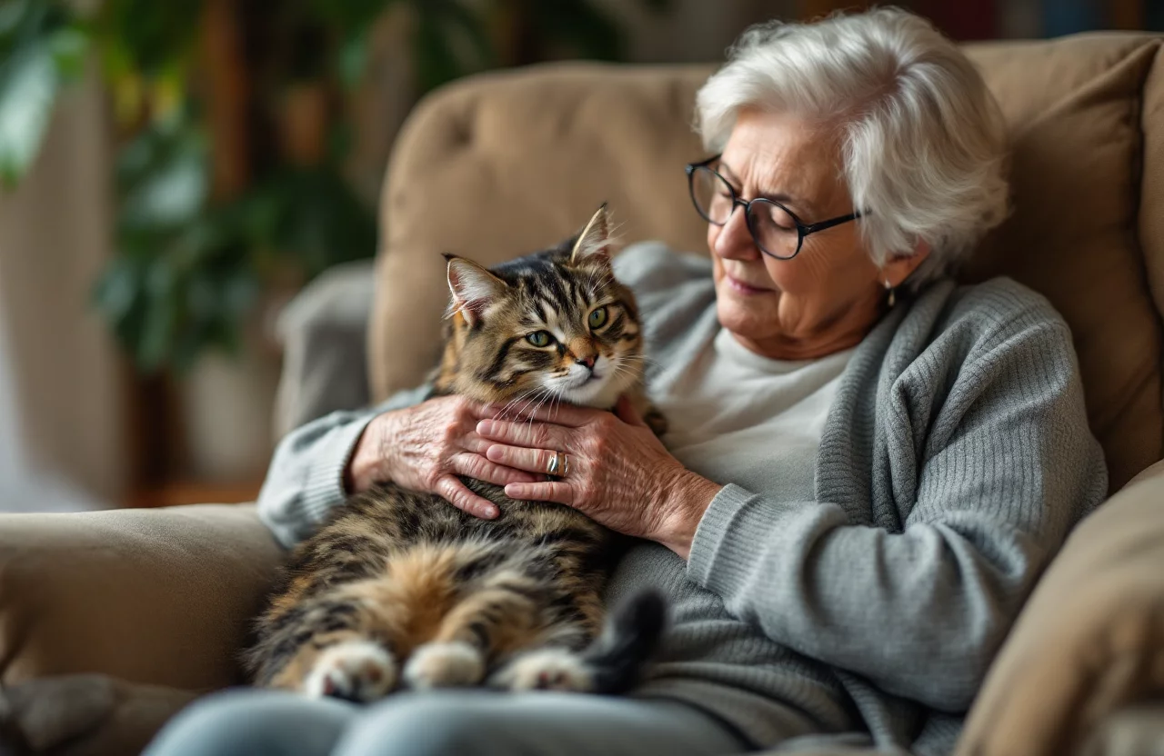 Ronronthérapie : pourquoi le ronron d&rsquo;un chat apaise l&rsquo;anxiété des séniors